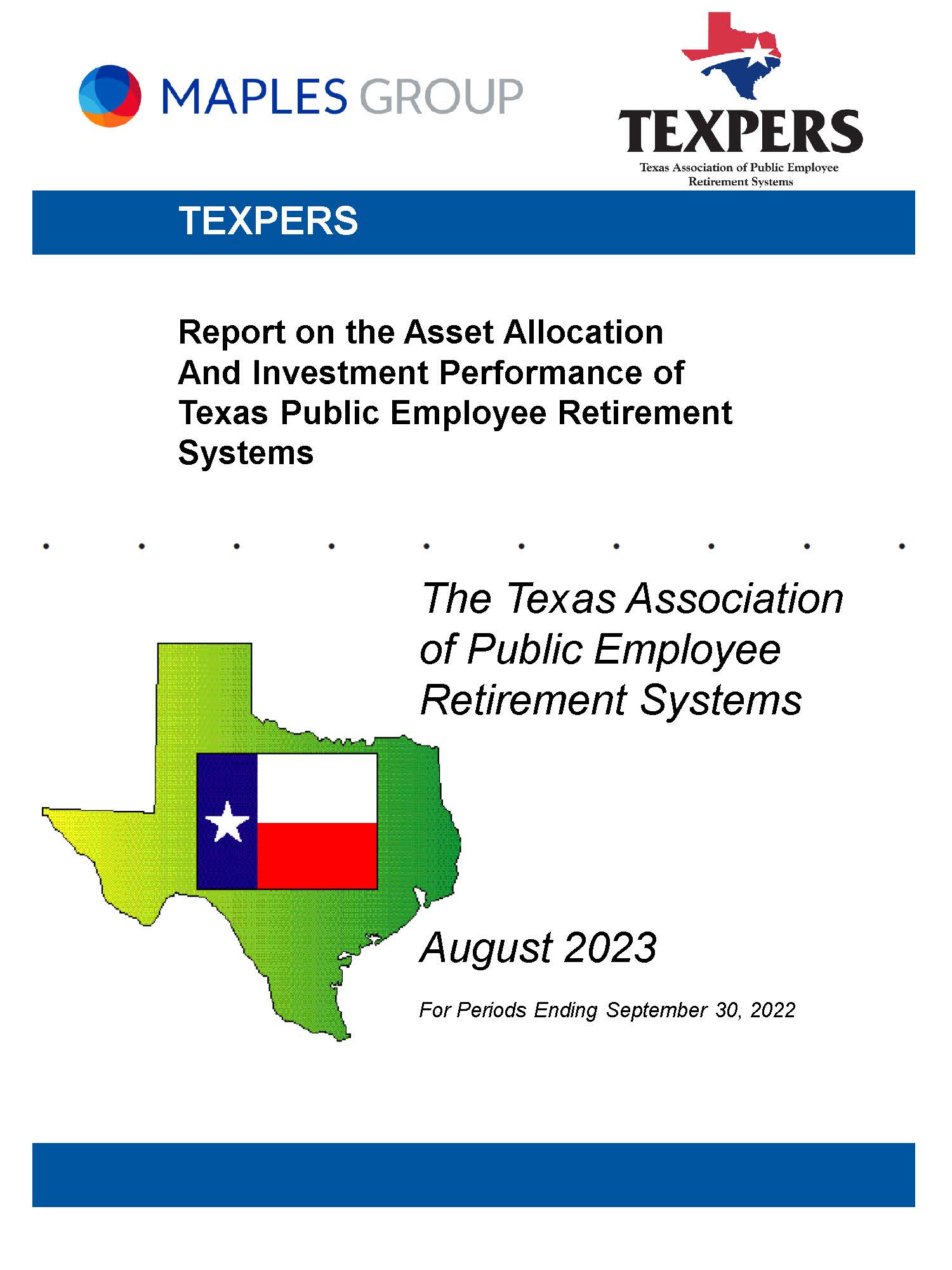 2023 Asset Allocation Study cover page