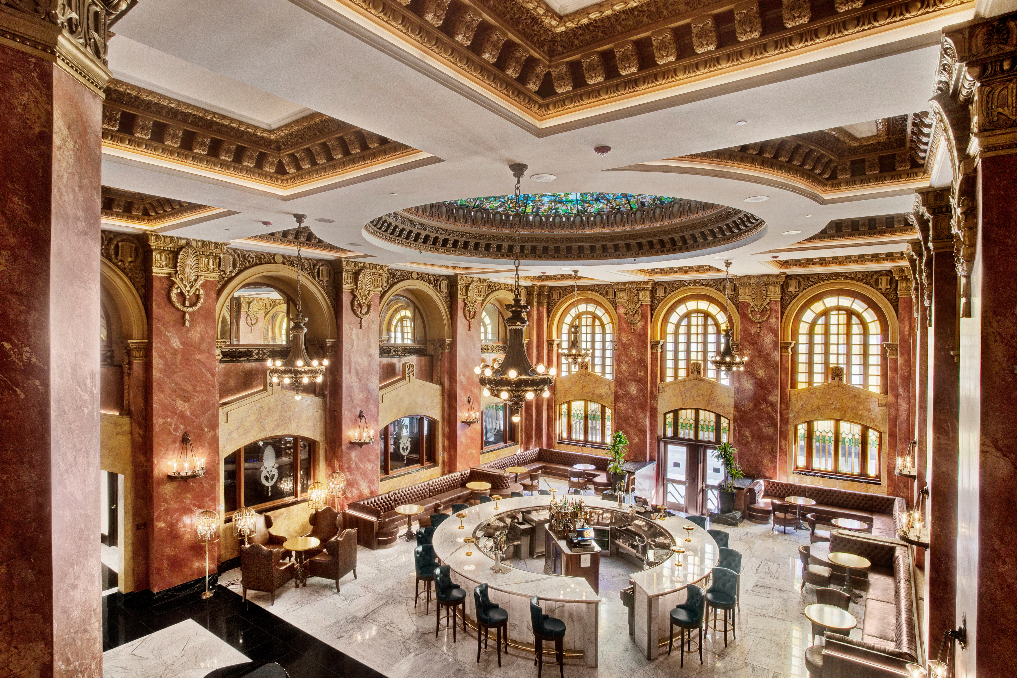 The Dome Bar as viewed from the 2nd floor.